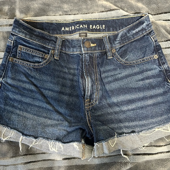 American Eagle Outfitters Pants - American Eagle Outfitters Dark Blue Jean Shorts